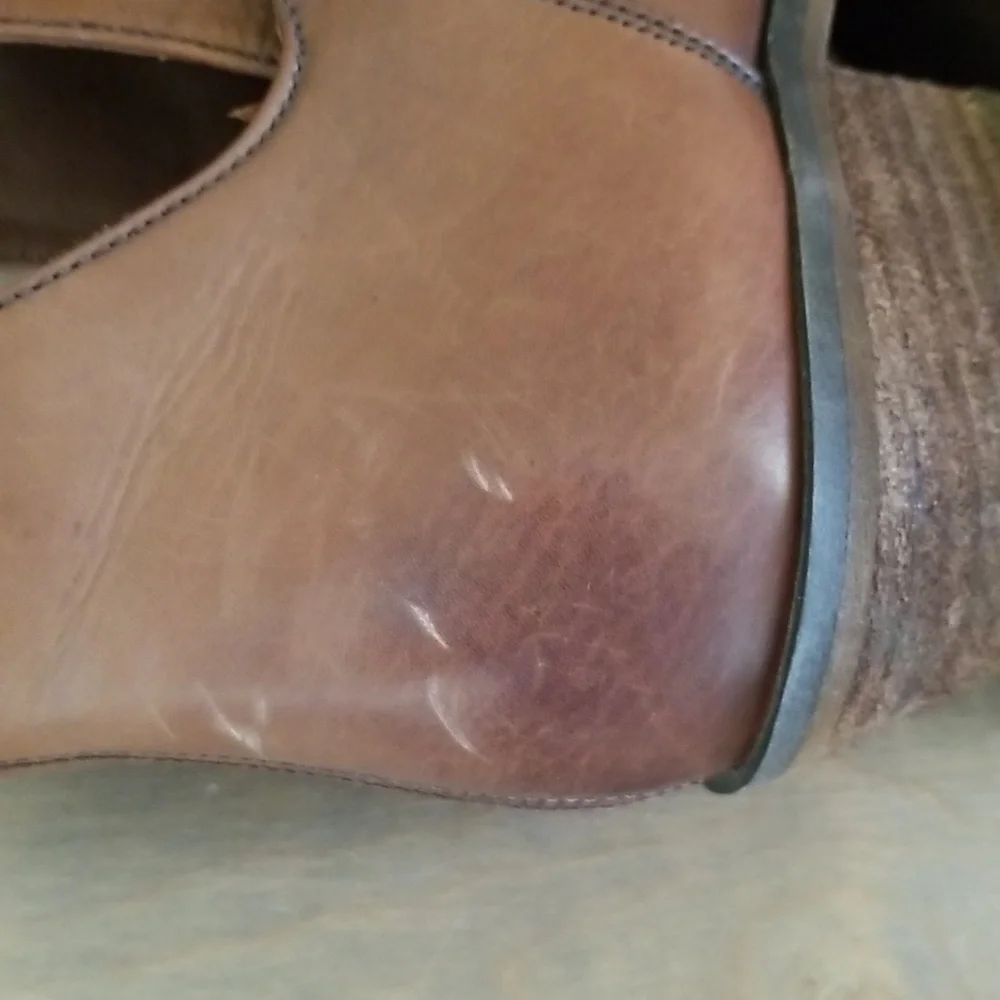 Sam Edelman Palmer Brown Leather Bootie
